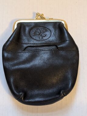 Vintage Leather Cigarette Case in Black In VGUC